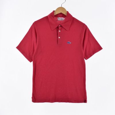 70年代 ラコステ LACOSTE IZOD 半袖 ポロシャツ USA製 メンズS