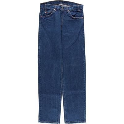 古着 濃紺 90年代 リーバイス Levi's 505 テーパードデニムパンツ USA