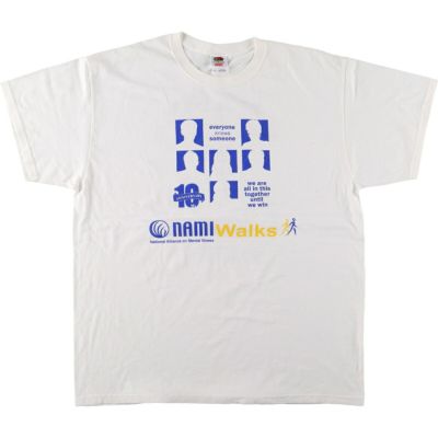 古着 フルーツオブザルーム FRUIT OF THE LOOM HEAVY cotton NAMIWALKS アドバタイジングTシャツ メンズXL相当  /eaa429552 【中古】 【240807】
