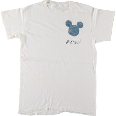 古着 80年代～ リンガー プリントTシャツ レディースS相当