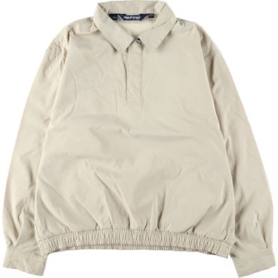 古着 ラルフローレン Ralph Lauren POLO GOLF ポロゴルフ ハーフスナップ 襟付き ウォームアッププルオーバー メンズL相当 ヴィンテージ /eaa515827 【中古】 【250210】