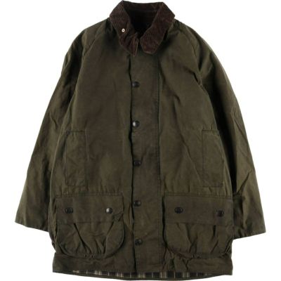 古着 80～90年代 バブアー Barbour BEAUFORT ビューフォート 旧3ワラント オイルド ハンティングジャケット 英国製 C38 メンズM相当 ヴィンテージ /eaa515215 【中古】 【250210】