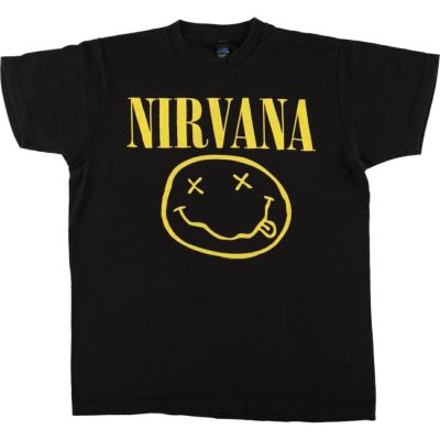 タルテックス TULTEX ニルヴァーナ バンドTシャツ XL 黒【4633】 古着 タルテックス TULTEX NIRVANA ニルヴァーナ バンドTシャツ