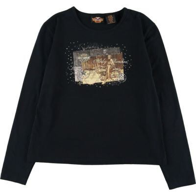 古着 00年代 ハーレーダビッドソン Harley-Davidson ロングTシャツ ロンT USA製 レディースXL相当 /eaa448442 【中古】 【240809】 ss2503_30