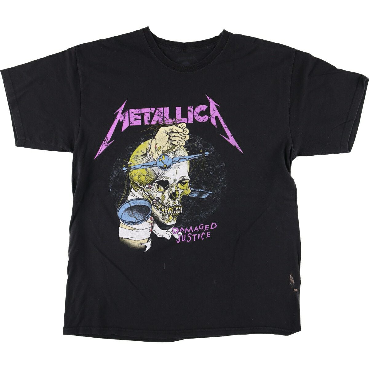 llica メタリカ☆Crash CourseスカルTシャツ深瀬着用 Metallica