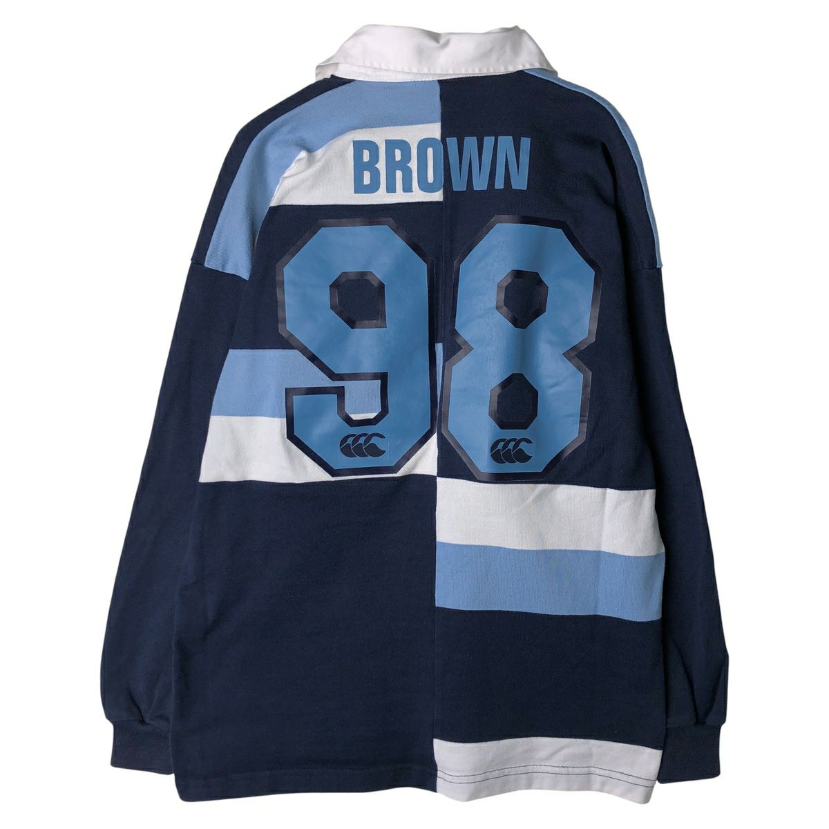 古着 90年代 カンタベリー CANTERBURY クレイジーパターン 長袖 ラガー