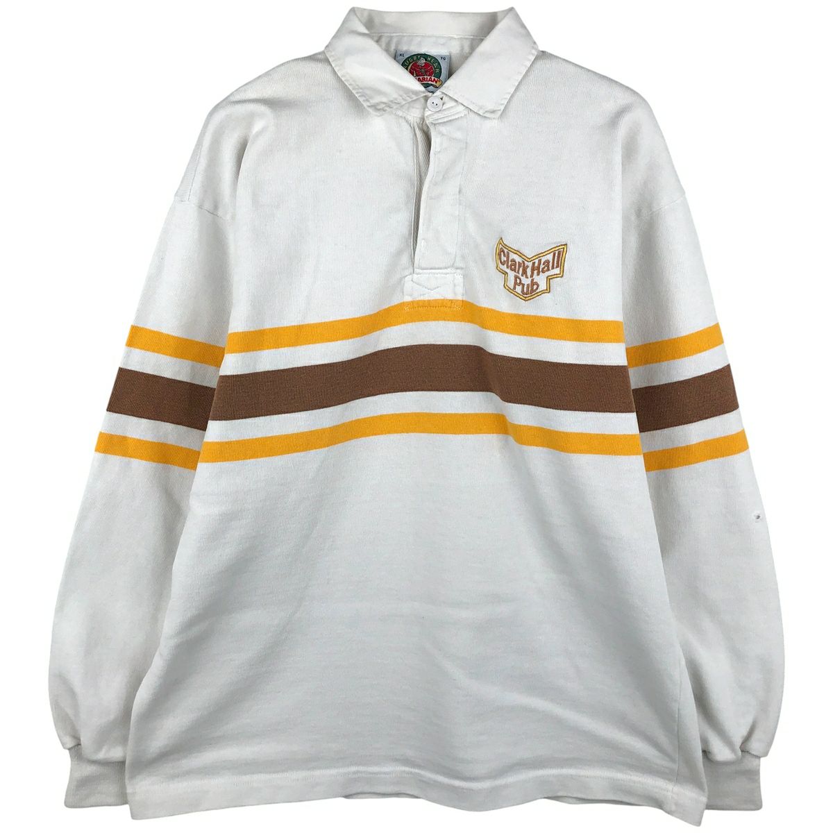 古着 90～00年代 バーバリアン BARBARIAN 長袖 ラガーシャツ カナダ製