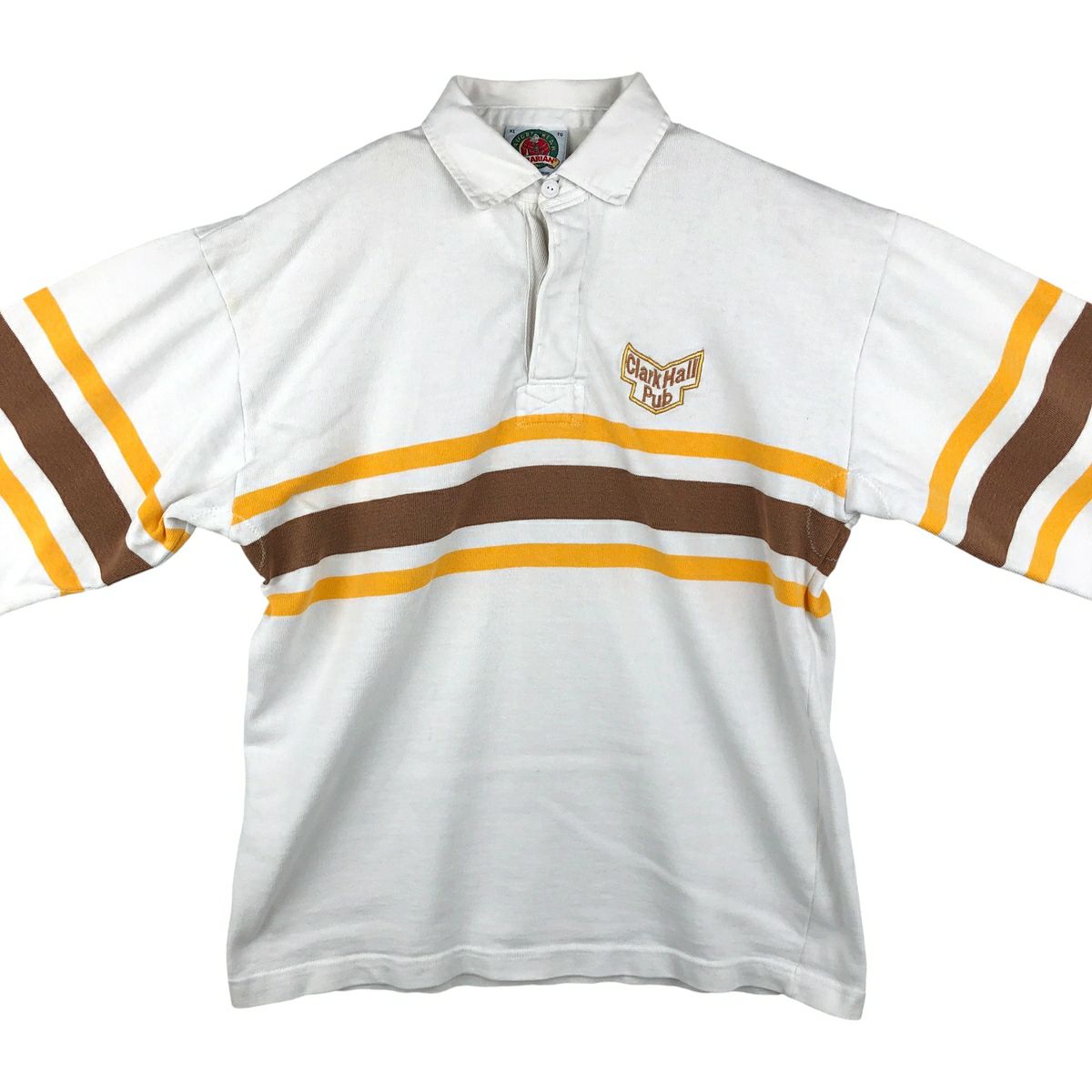 古着 90～00年代 バーバリアン BARBARIAN 長袖 ラガーシャツ カナダ製