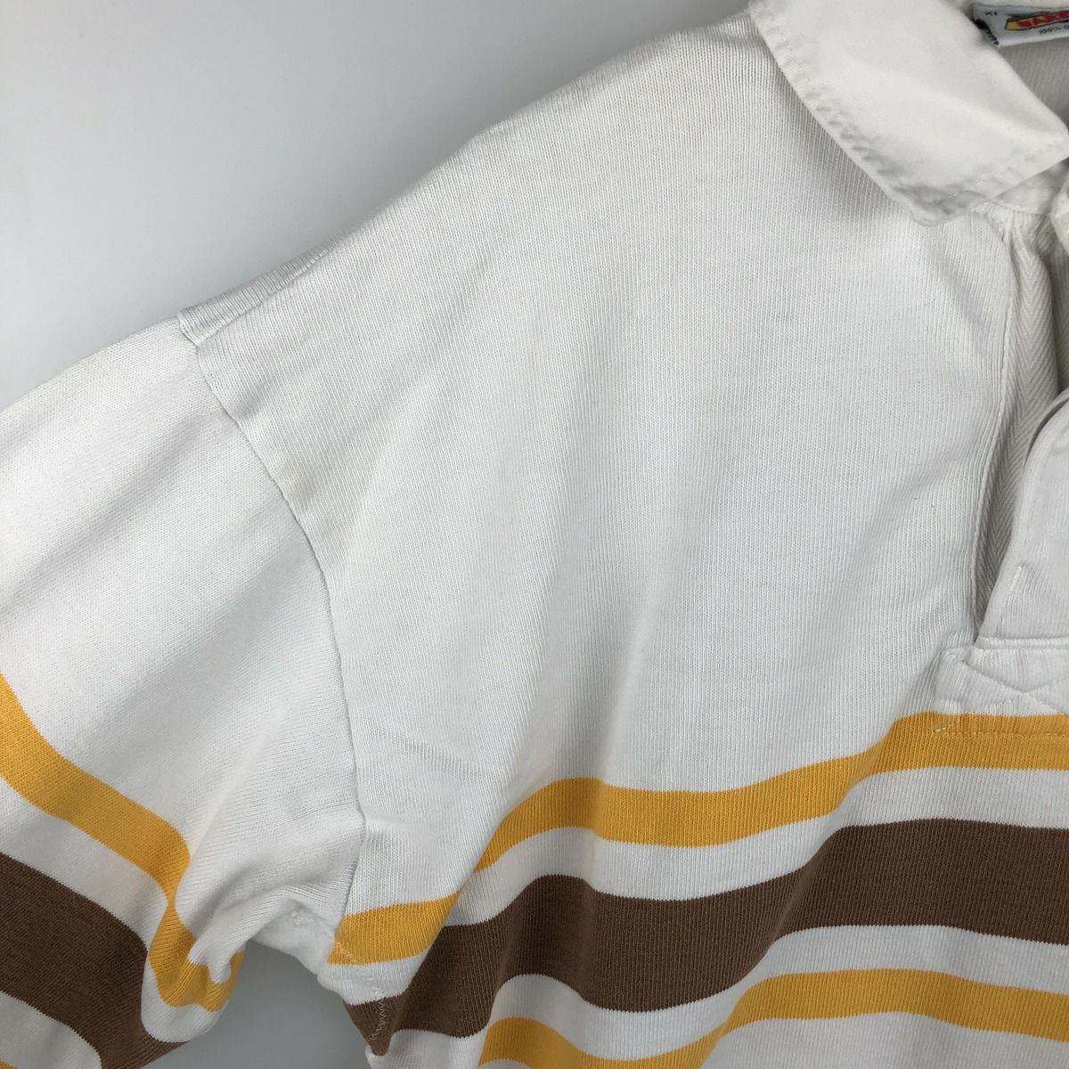 古着 90～00年代 バーバリアン BARBARIAN 長袖 ラガーシャツ カナダ製