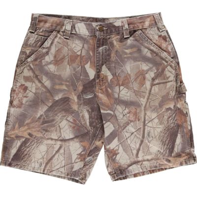 Carhartt リアルツリーカモ ペインター ショーツ 36 ダック 迷彩 00's Carhartt リアルツリーカモ柄 ダックペインターショーツ