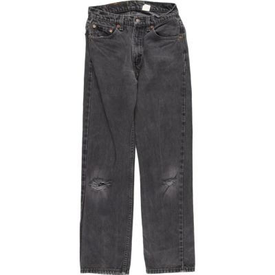 古着 リーバイス Levi's 501 ブラックデニム ストレートデニムパンツ ...