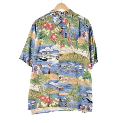 希少　90s vintage kys Hawaii アロハシャツ　スカーフェイス