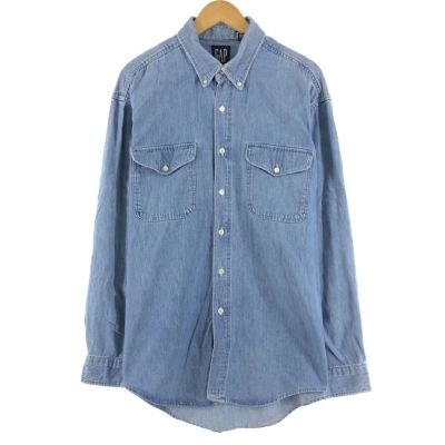 古着 90年代 ギャップ GAP DENIM オールドギャップ 長袖 ボタンダウン