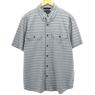 Carhartt カーハート チェックシャツ 半袖 海外限定 オーバーサイズ】Carhartt カーハート 半袖 チェックシャツ 2XL