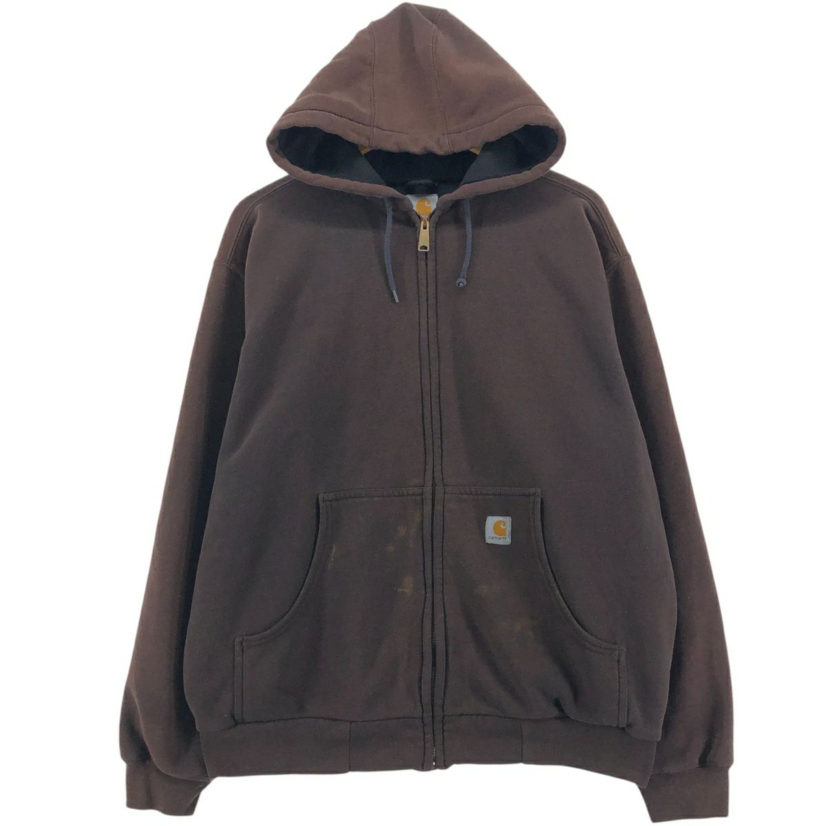 古着 カーハート Carhartt スウェットフルジップパーカー メンズL相当  
