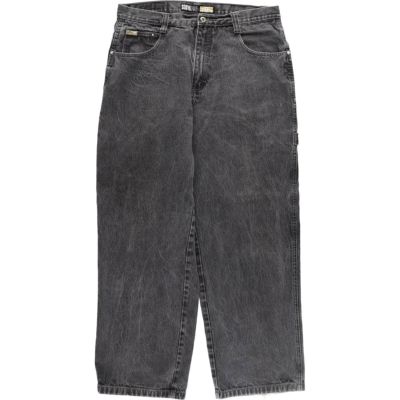 古着 サウスポール SOUTH POLE ブラックデニムペインター