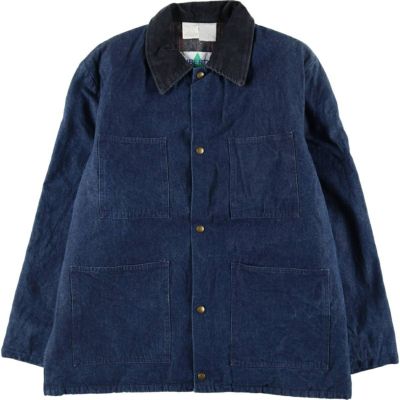 古着 80～90年代 リバティ LIBERTY バットダイ デニムカバーオール USA製 メンズXL相当 ヴィンテージ /eaa515293 【中古】 【250212】