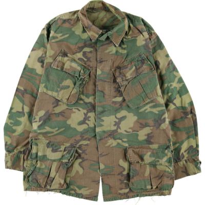 古着 米軍実品 ジャングルファティーグ 5th 迷彩柄 ERDL