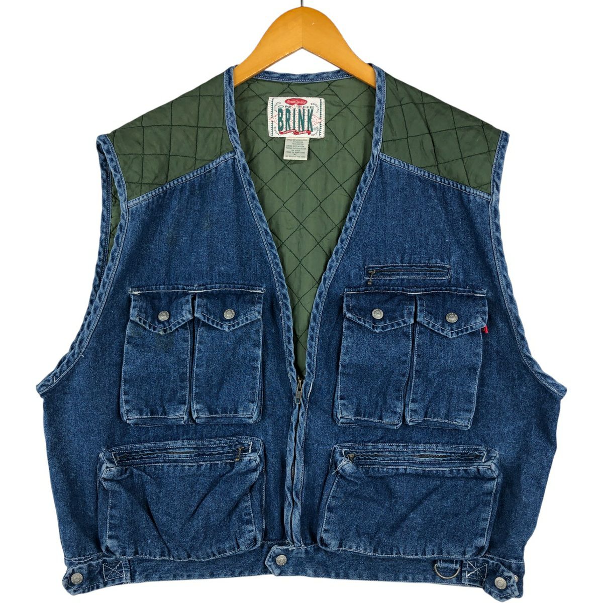 古着 80年代 キャンパス CAMPUS RUGGED COUNTRY 中綿入り ダウンベスト