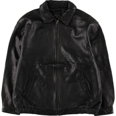 JOS.A.BANKレザージャケットLドリズラージャケット90s雰囲気系ヤレ感 50年代のアメリカで流行したスタイルを再現！一生モノのレザー