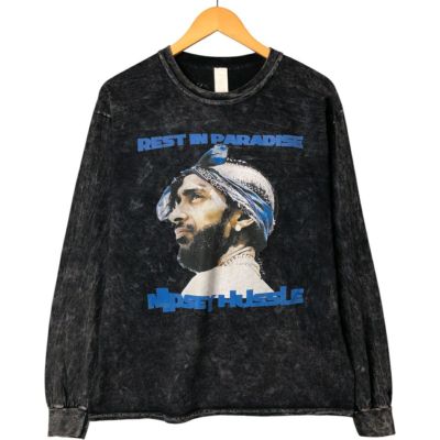 古着 NIPSEY HUSSLE ニプシーハッスル ロンT ラップTシャツ ラップT メンズL相当 /eaa566475 【中古】 【250809】