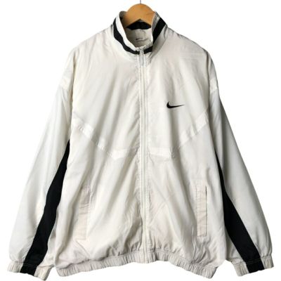 古着 90年代 ナイキ NIKE バックロゴ ウインドブレーカー メンズS相当