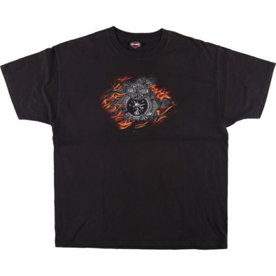 古着 ハーレーダビッドソン Harley-Davidson 鷲柄 イーグル柄