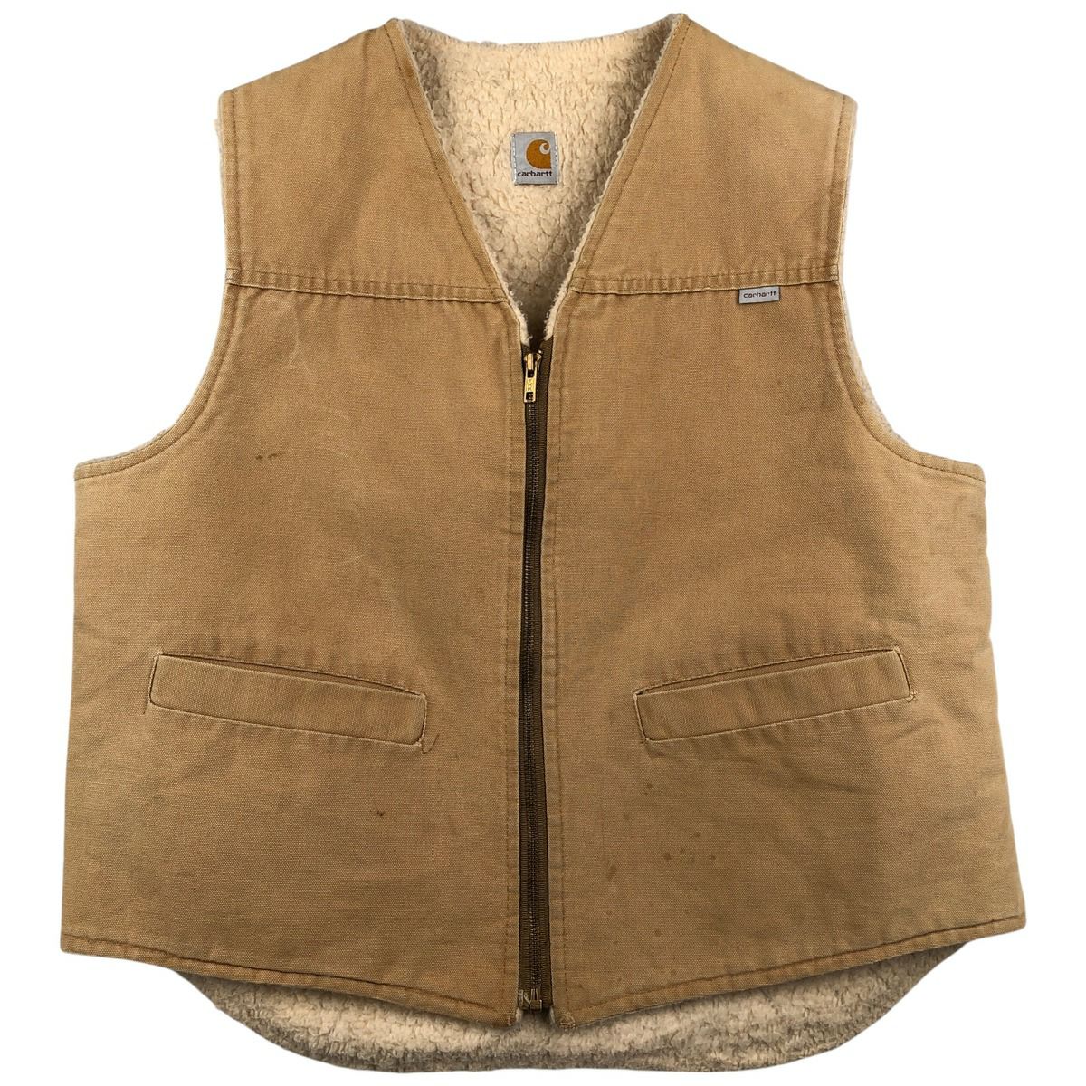 カーハート ダックベスト　US 古着 80年代 カーハート Carhartt ダックベスト USA製 メンズXL相当