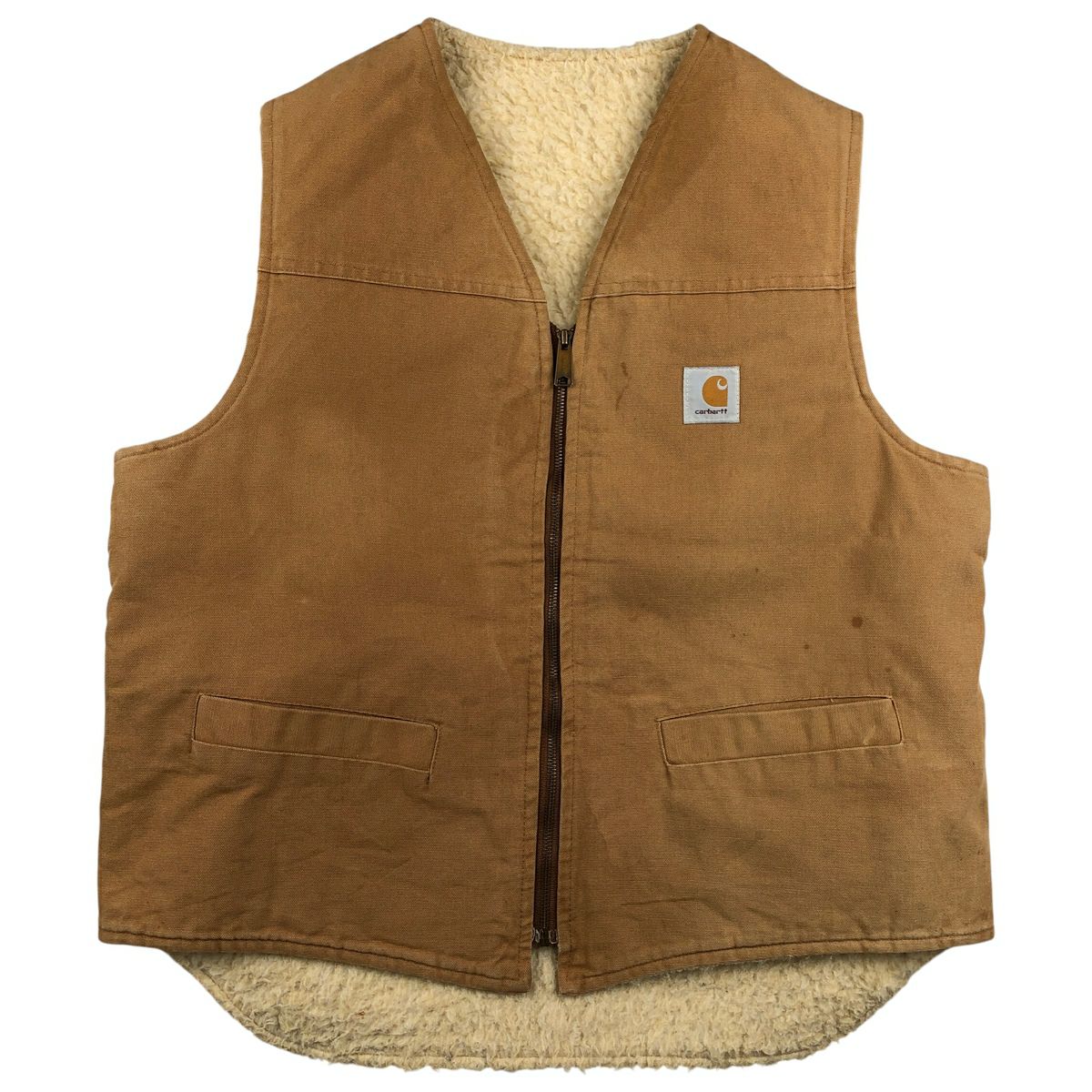 古着 80～90年代 カーハート Carhartt ダックベスト メンズXL相当