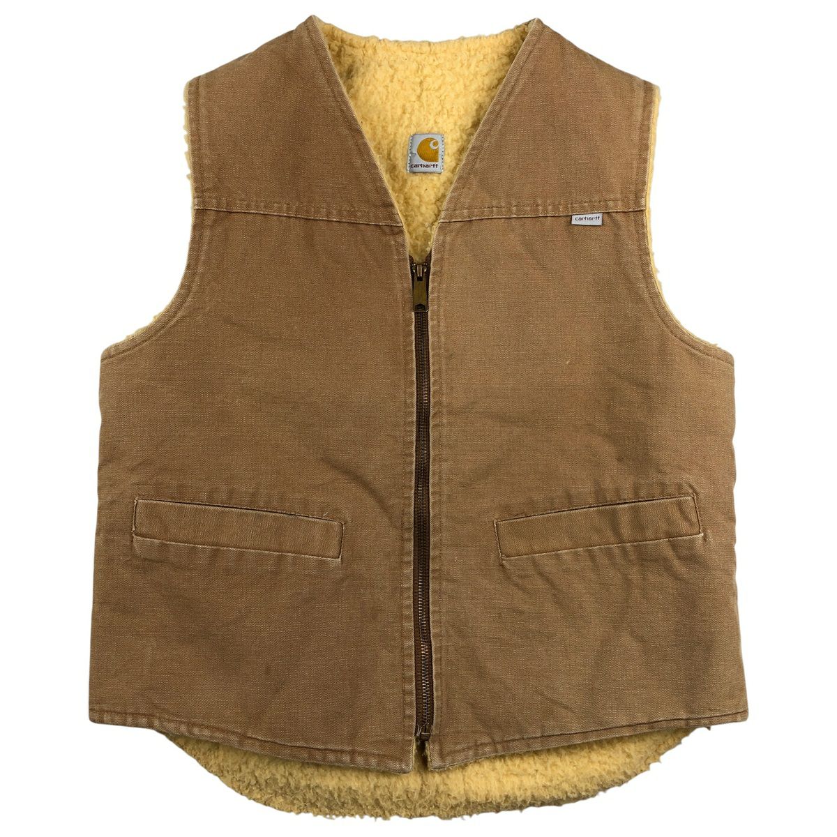 古着 90年代 カーハート Carhartt ダックベスト USA製 メンズM相当