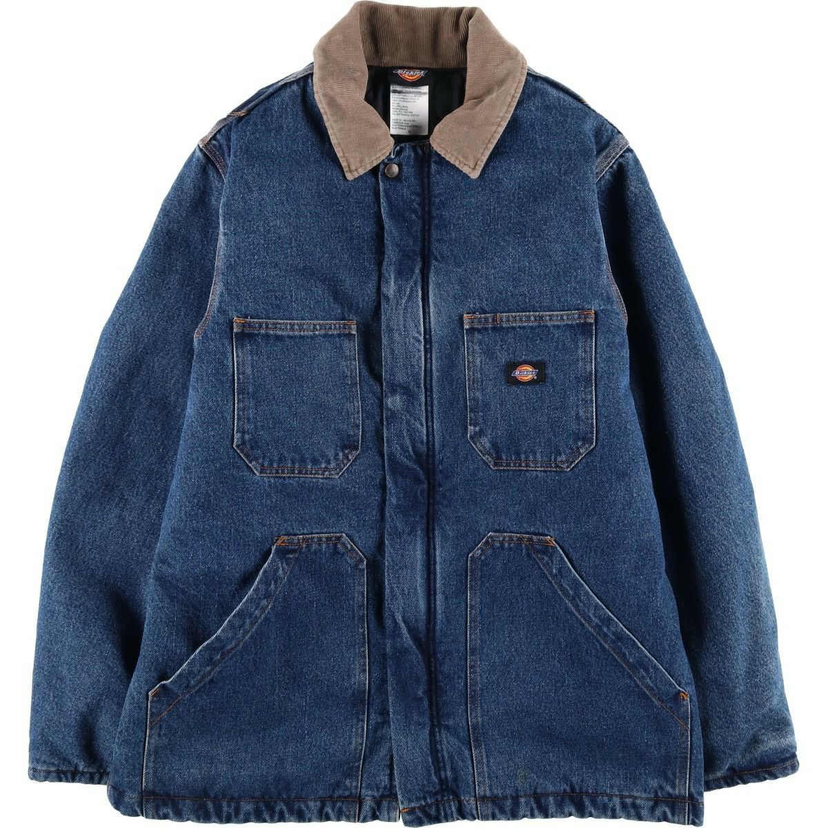 古着 ～00年代 ディッキーズ Dickies 中綿入り デニムカバーオール
