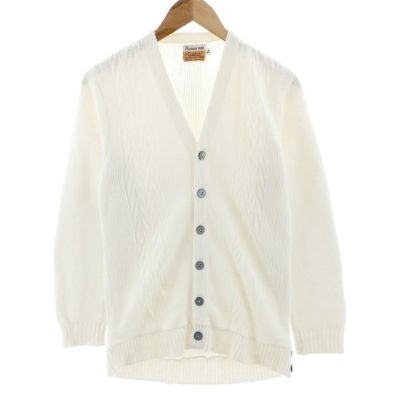 古着 70年代 キャンパス CAMPUS ALPACA KNIT アクリルニットカーディガン USA製 メンズM相当 ヴィンテージ /eaa400347 【中古】 【240811】 ss2503_30