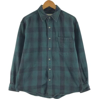 古着 00年代 エディーバウアー Eddie Bauer 長袖 フランネルチェックシャツ メンズM相当 /eaa515040 【中古】 【250208】
