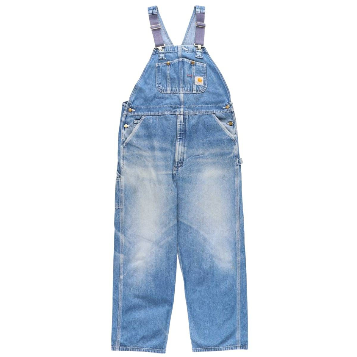 古着 ビッグサイズ カーハート Carhartt デニムオーバーオール メンズ