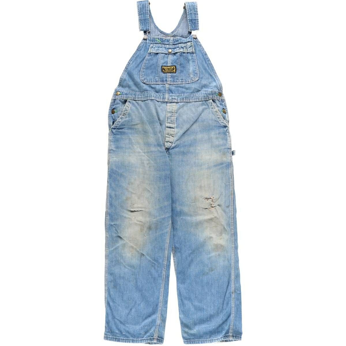古着 90年代 キー Key デニムオーバーオール メキシコ製 メンズw39相当