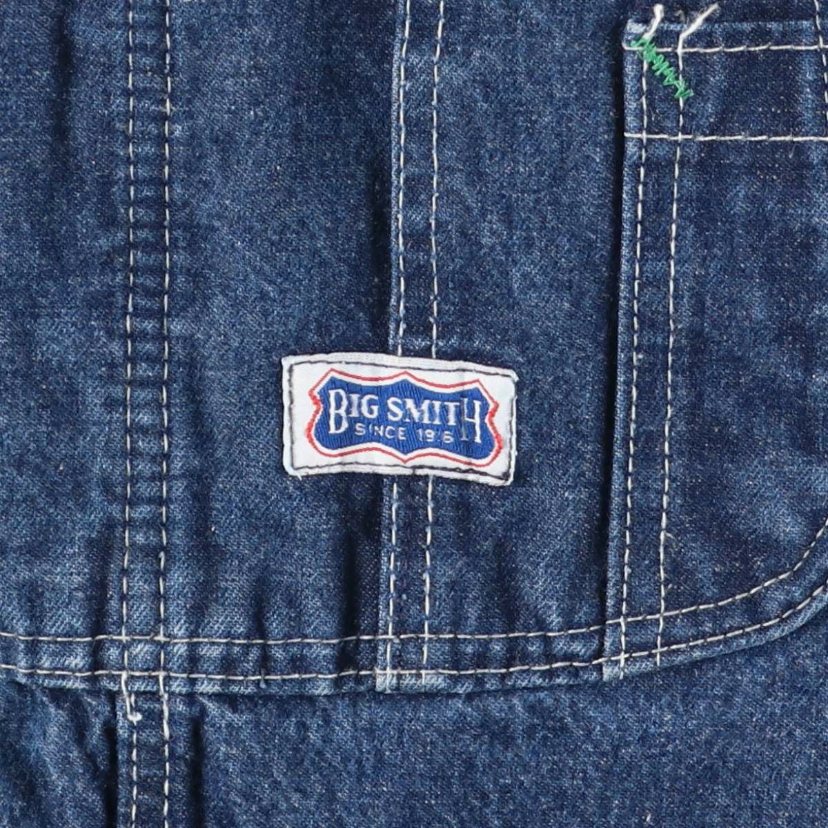 古着 70年代 ビッグスミス Big Smith デニムオーバーオール USA製