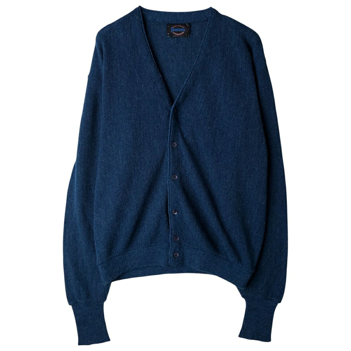 古着 90年代 ジャンセン Jantzen ニットカーディガン USA製 メンズL