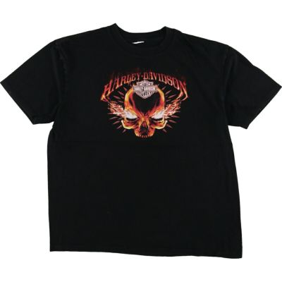 古着 ハーレーダビッドソン Harley-Davidson ドクロ柄 スカル柄 古着 ハーレーダビッドソン Harley-Davidson ドクロ柄 スカル柄