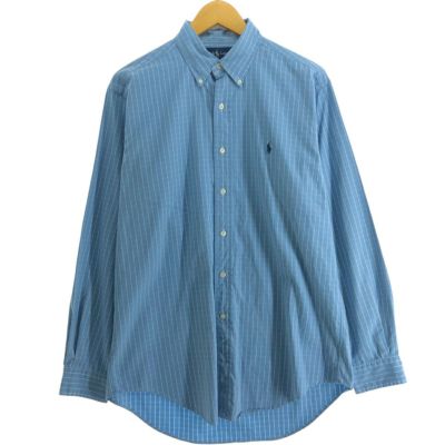 古着 ラルフローレン Ralph Lauren YARMOUTH 長袖 ボタンダウンチェックシャツ メンズM相当 /eaa521319 【中古】 【250214】