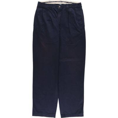 Ralph Lauren ツータック チノパンツ／ネイビー 古着 ラルフローレン Ralph Lauren Polo Ralph Lauren