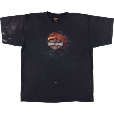 Harley-Davidson Tシャツ 2000ファイアーパターン　ウルフ Harley-Davidson Tシャツ 2000ファイアーパターン ウルフ