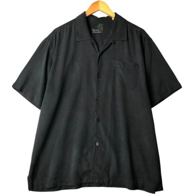 ✨オープンカラー&ボックスシルエット✨トミーバハマ★半袖シャツ★XL★シルク 古着 トミーバハマ Tommy Bahama 半袖 オープンカラー シルク
