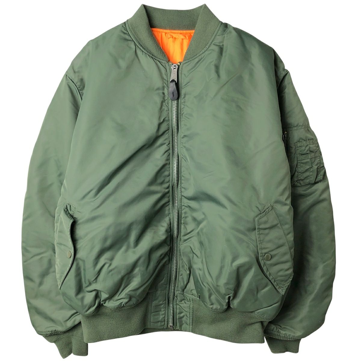 古着 90年代 民間品 ショット SCHOTT MA-1タイプ 中綿入り ミリタリー