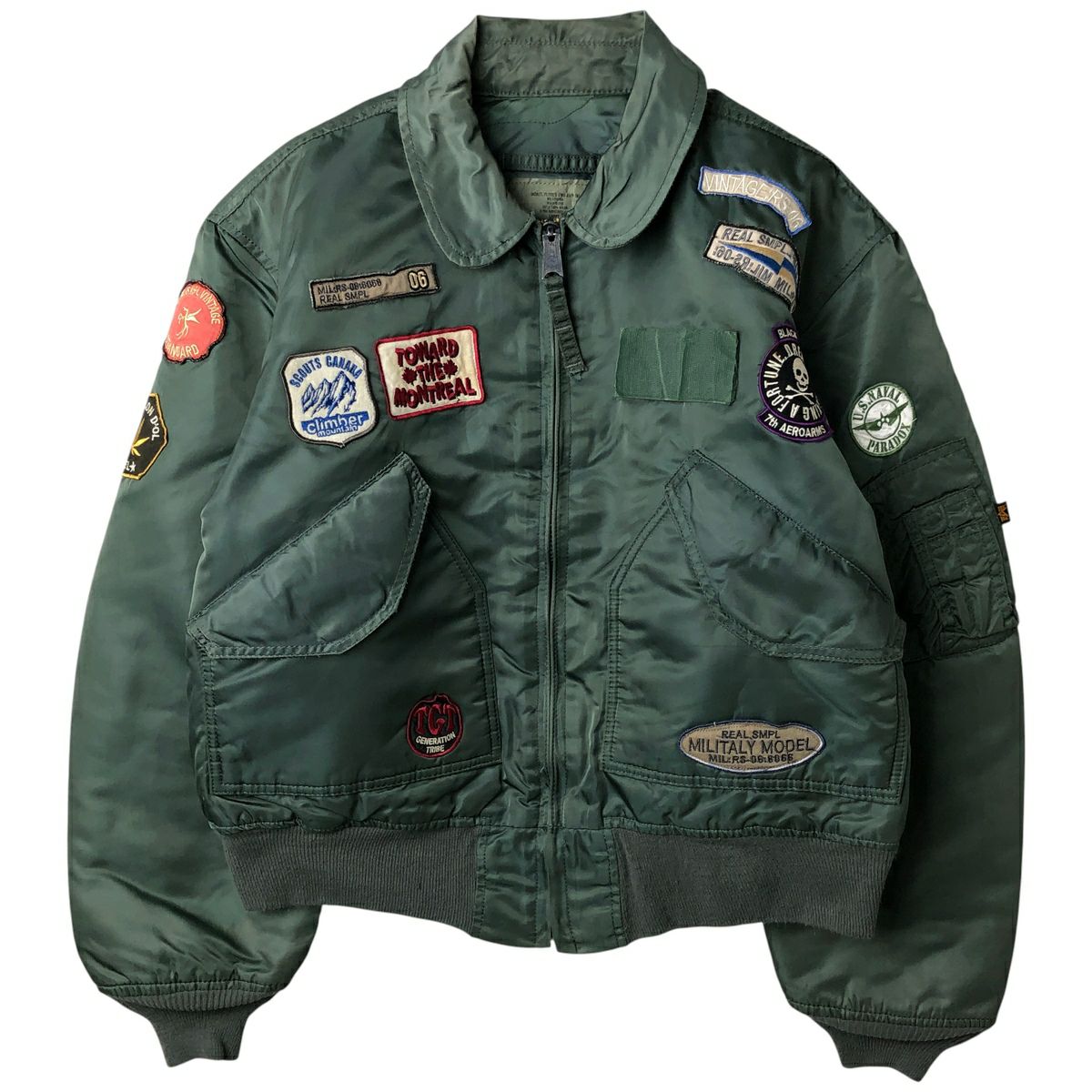 古着 70年代 民間品 アルファ ALPHA L-2Bタイプ ミリタリー フライト