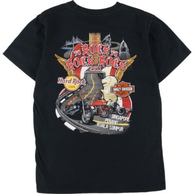 古着 ハードロックカフェ Hard Rock CAFE Harley-Davidson 両面