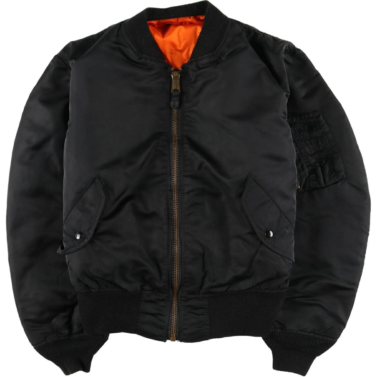 古着 90年代 民間品 アルファ ALPHA MA-1タイプ 中綿入り ミリタリー