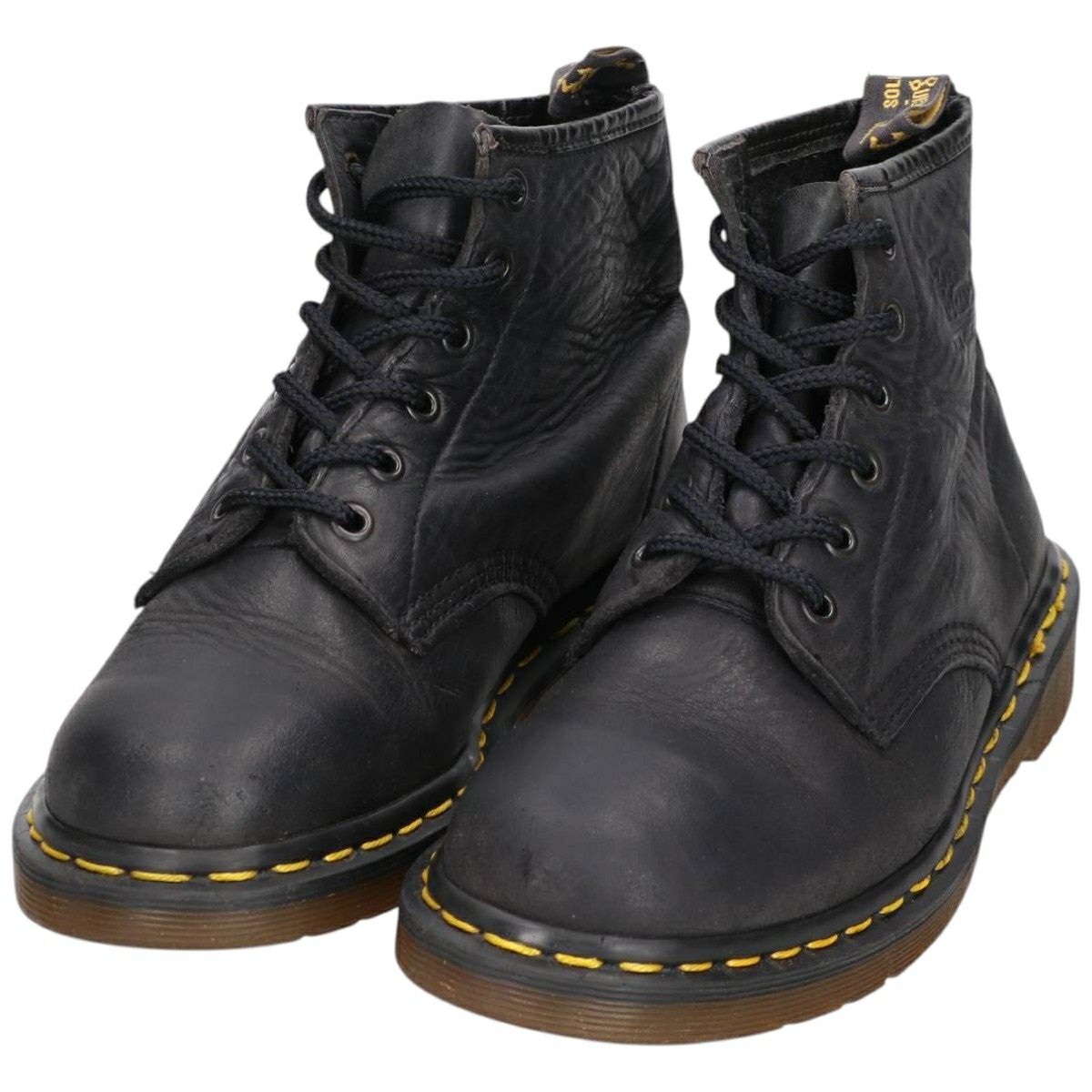 古着 ドクターマーチン Dr.Martens 蛇柄 パイソン柄 8ホールブーツ