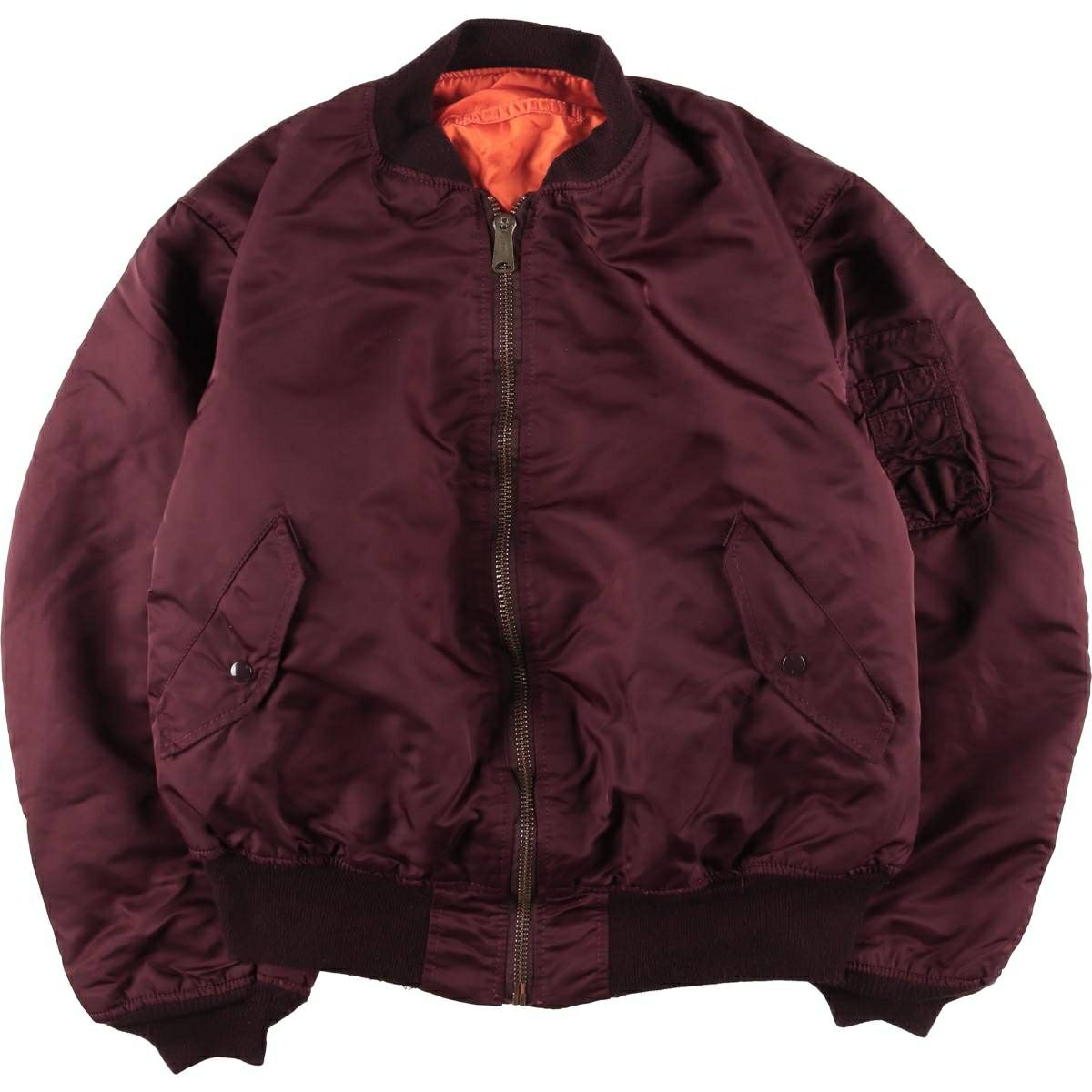 古着 80～90年代 民間品 アルファ ALPHA MA-1タイプ 中綿入り