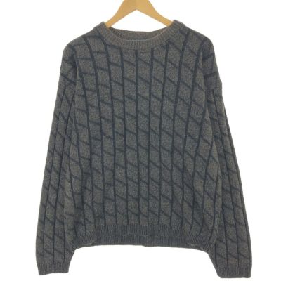 古着 PSL COLLECTION 総柄 アクリルニットセーター USA製
