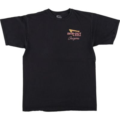 古着 00年代 ヘインズ Hanes IN-N-OUT BURGER アドバタイジングT